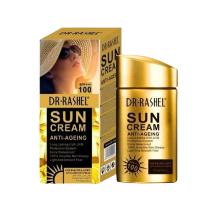 Crème Solaire Anti-Âge Dr. Rashel Gold Collagen SPF 100